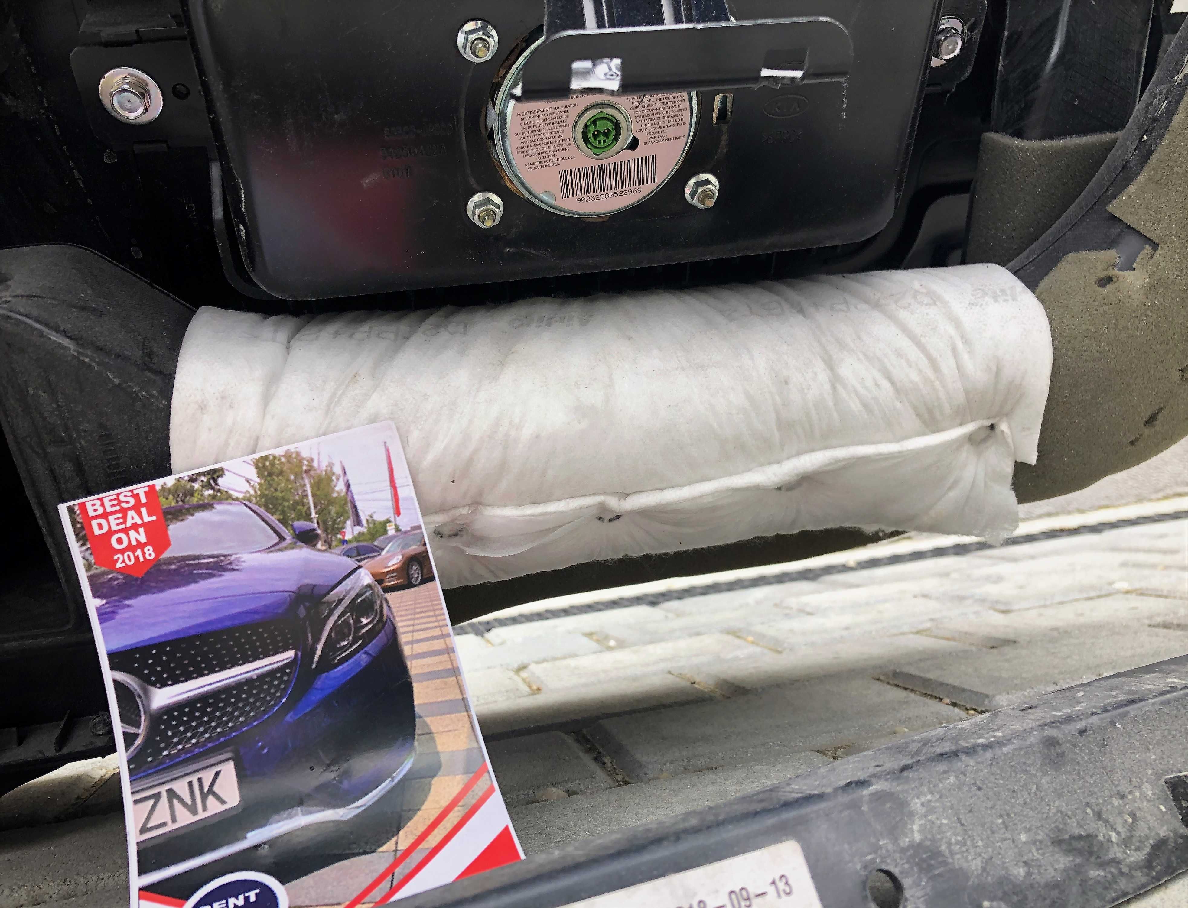 Hyundai Kona airbag volan pasager plansa de bord centuri fata spate