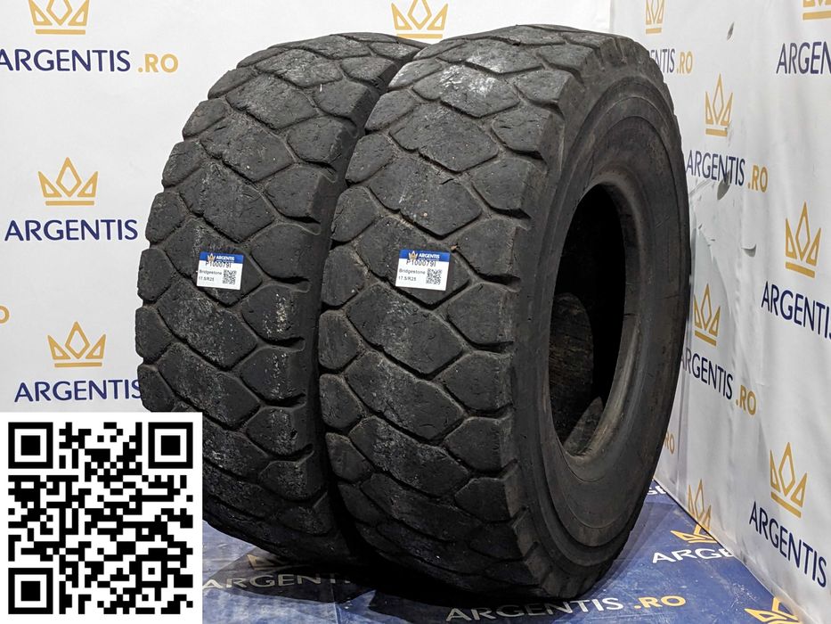 Pereche 2 anvelope 17.5/R25 Bridgestone (cod P100079I)