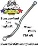 Bara Panhard fata reglabila Nissan Patrol Y60 Y61 - Lift 50-150mm