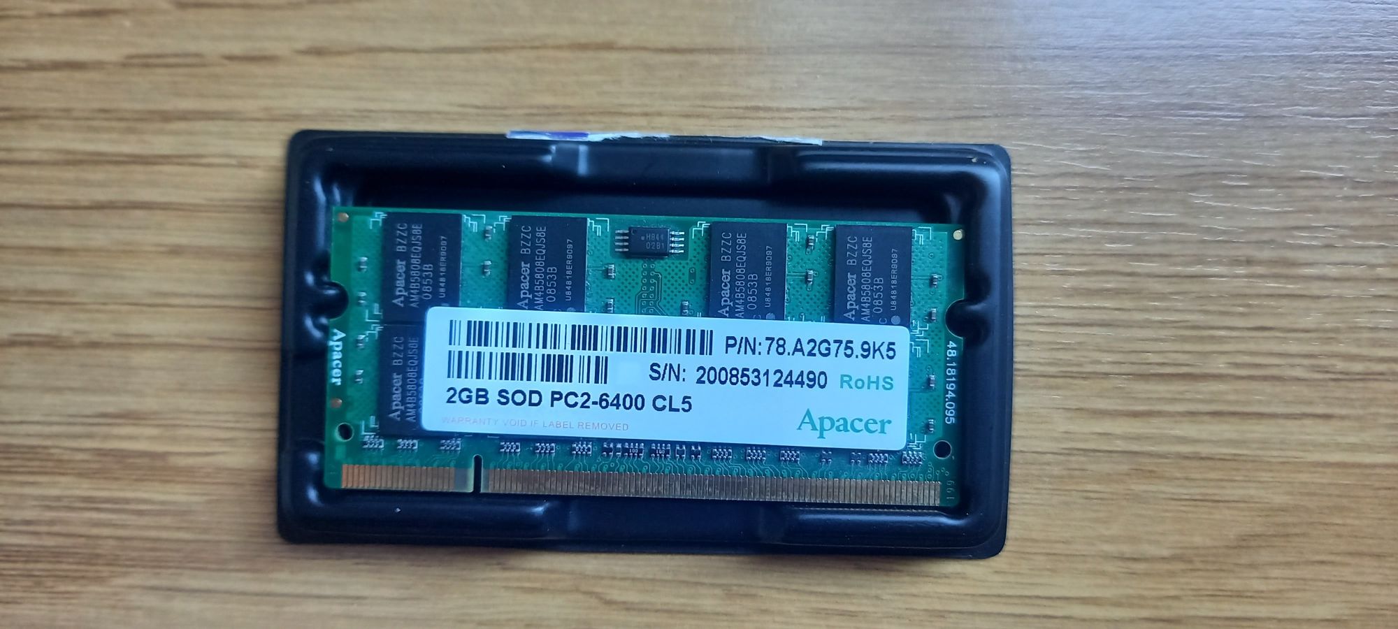 Vand memorie laptop 2gb Apacer