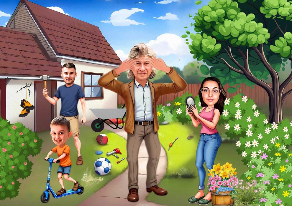 Карикатури за Подарък , за юбилей , за рожден ден , за влюбени