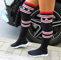 Дамски чизми ластичен чорап