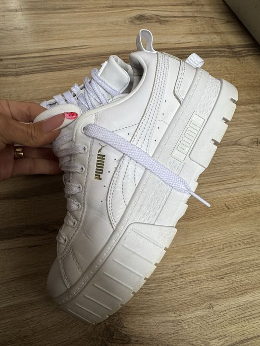 Оригинални кожени кецове Puma Mayze Classic! 39 н