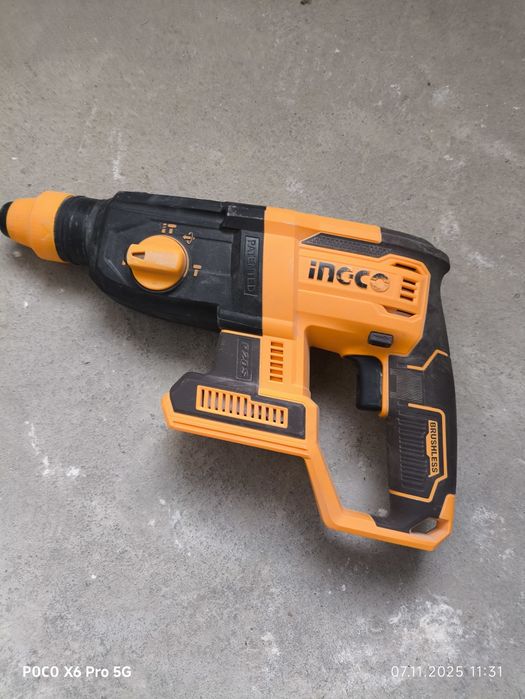 Перфоратор 26 ingoco 20v аккумулятор