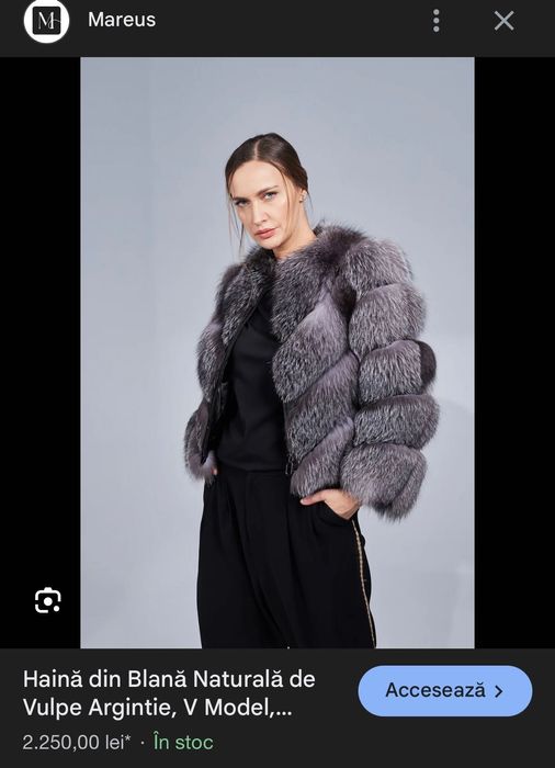 Blana vulpe argintie L