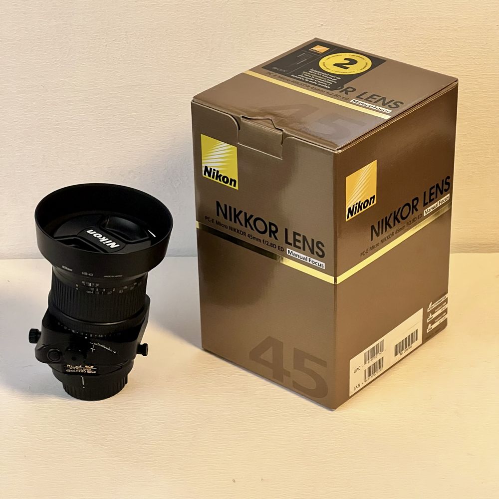 Obiectiv Nikon PCE Micro 45mm tilt-and-shift F2.8, Nano Cristal