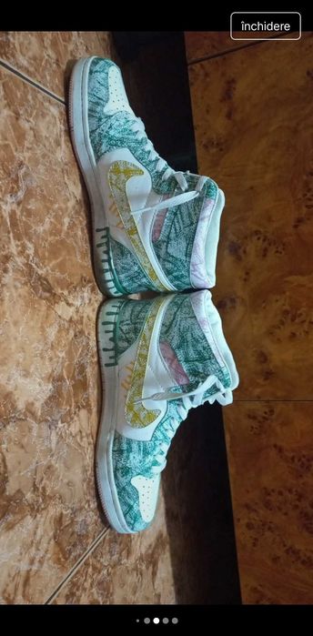 air jordan 1 mid paint green