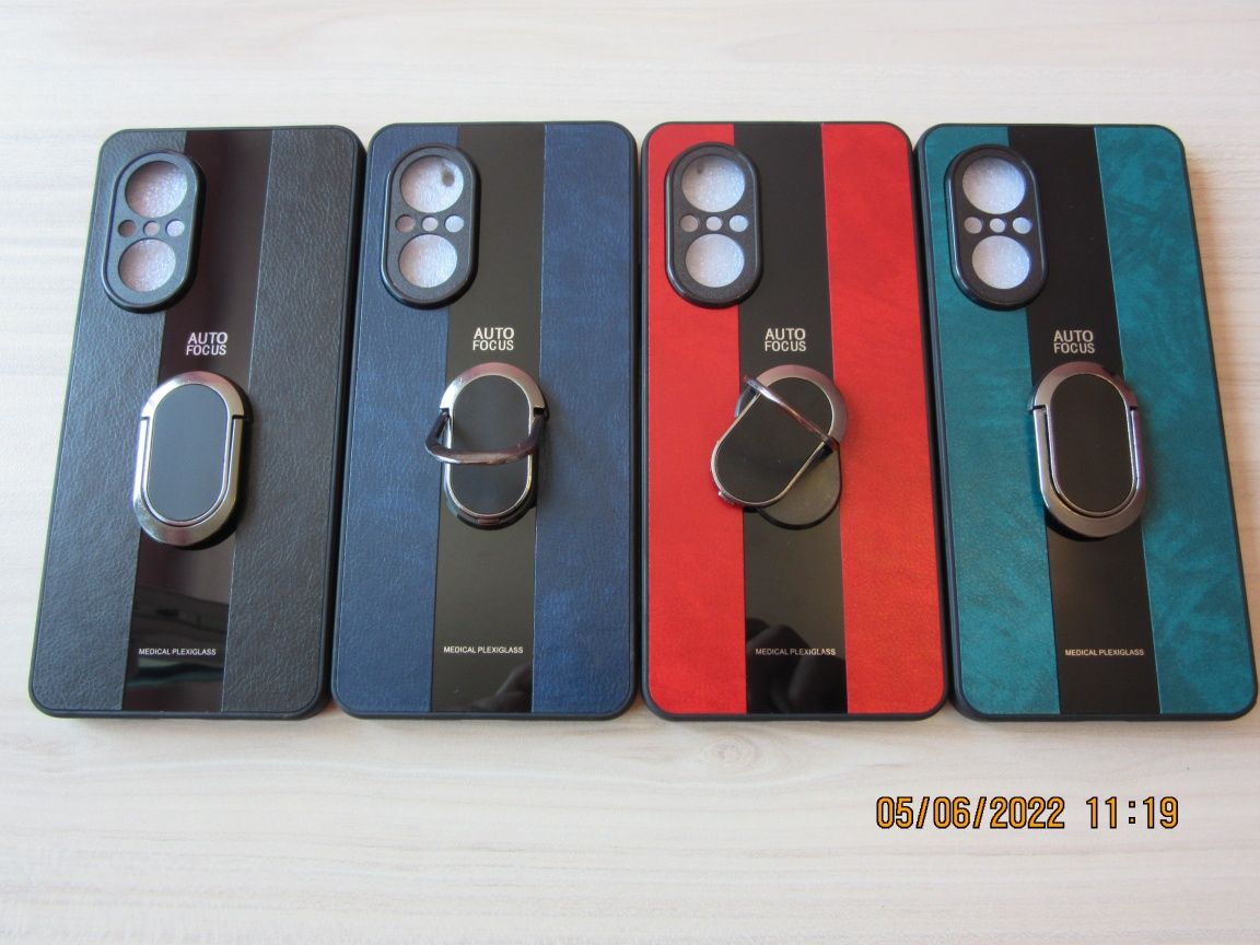 Huawei Nova Y70 Y90 Nova 9 SE 8i P50 Pro /PORSCHE Кожен кейс с пръстен