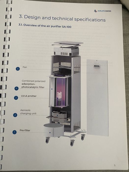 Purificator de aer mobil