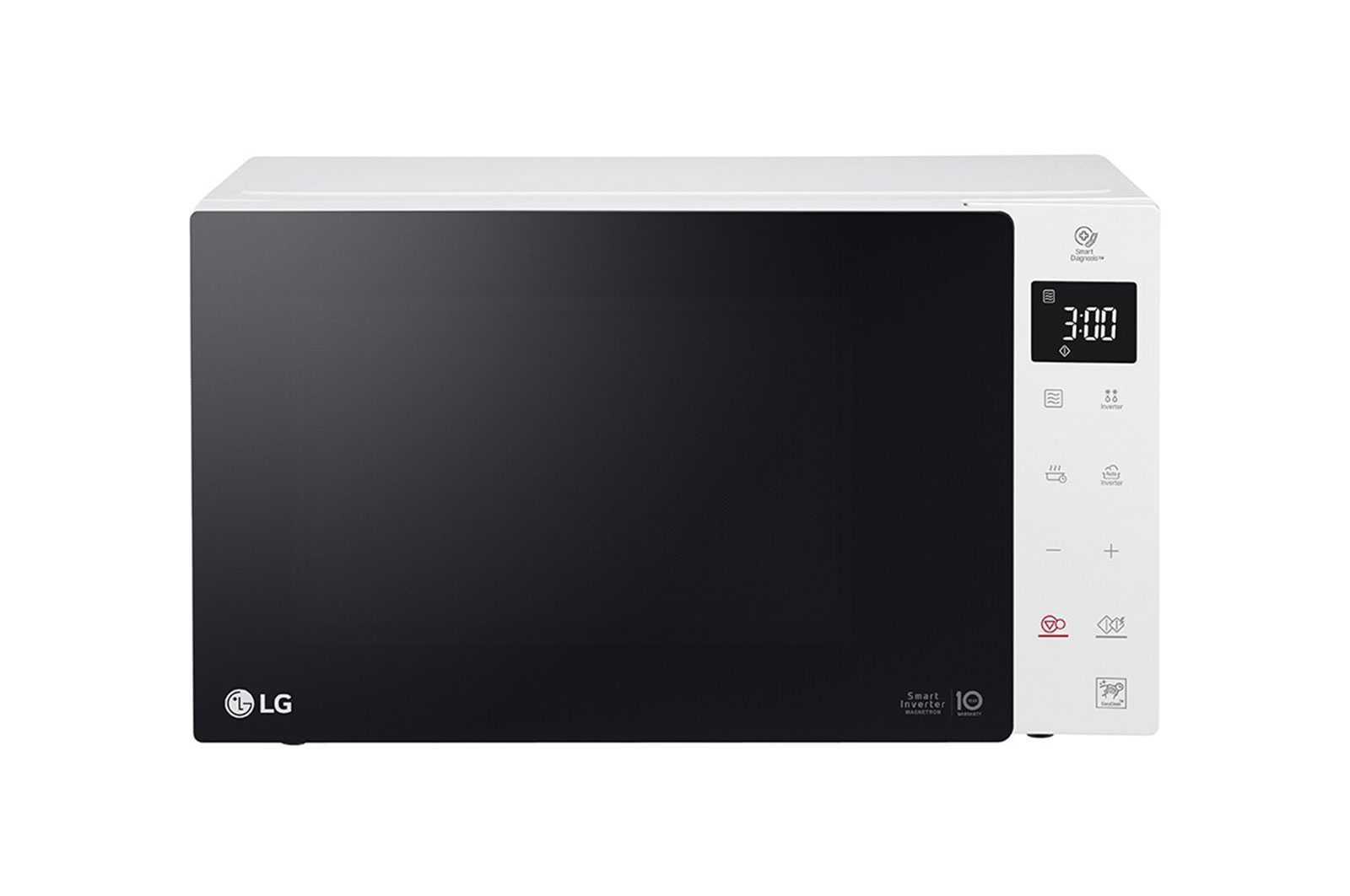 Микроволновая печь LG MW25R35GISW,цвет-белый,Цвет дверцы-чёрный