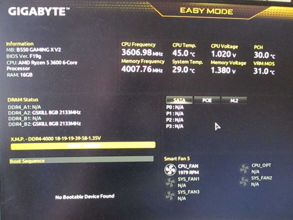 Дънна платка GIGABYTE B550 GAMING X V2, сокет АМ4