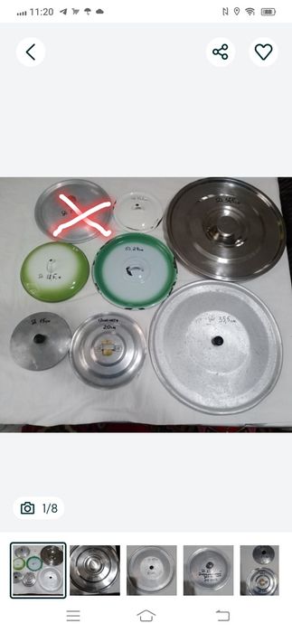 Крышки для кастрюль,баков,бидонов разные