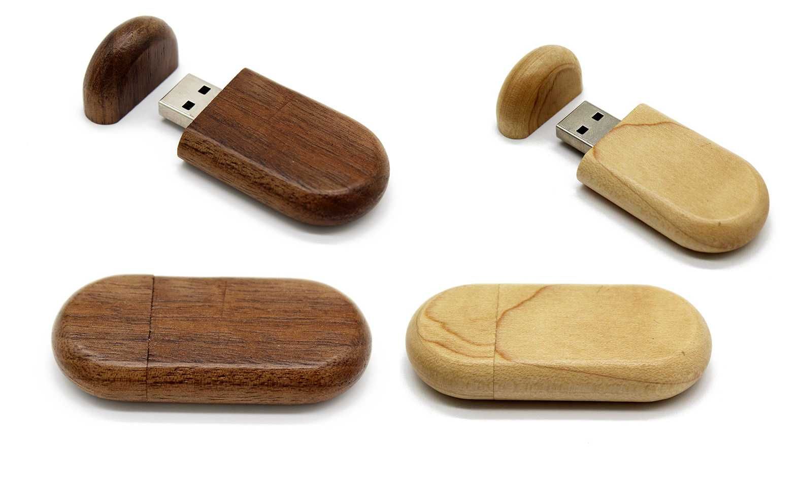 Дървена Флашка 32 гб USB , подарък за сватба , рожден ден св Валентин