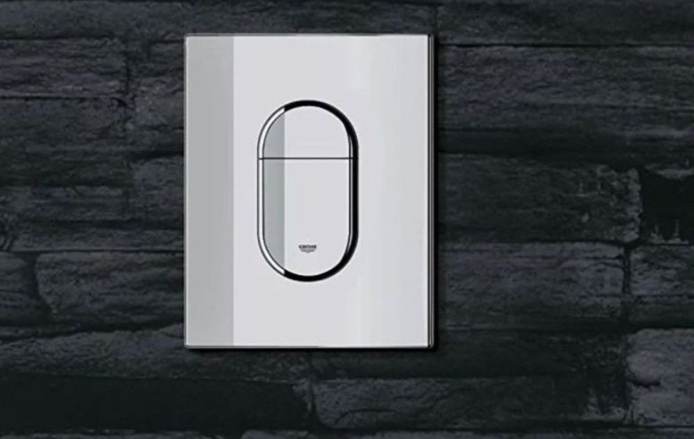 Placa de actionare Grohe Arena Cosmopolitan 38844000, dublu spalare, 1