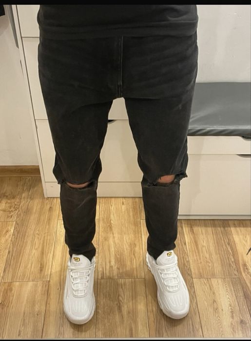 Zara Slim Fit Ripped Jeans