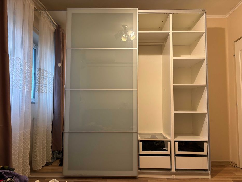 IKEA Dulap de haine/dressing PAX personalizat + oglindă Rotsund CADOU