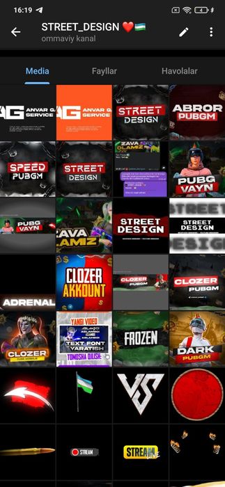 Dizaynerman : Logotip banner avatarka E'lon shunga o'xshagan Dizaynlar