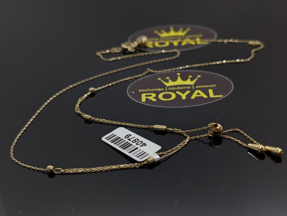 Bijuteria Royal: Lanț aur 14k/2.44 gr