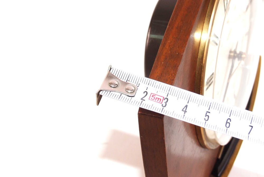 Ceas electric englezesc METAMEC, 220 V, rama lemn, STARE PERFECTA