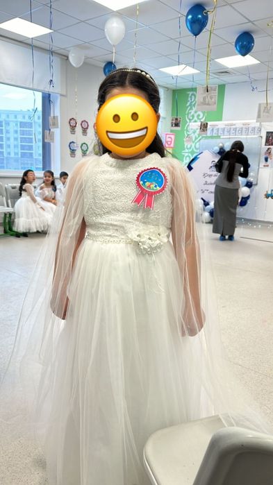 Платье белое бальное