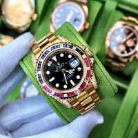 Rolex Gmt Saphire Ruby Gold