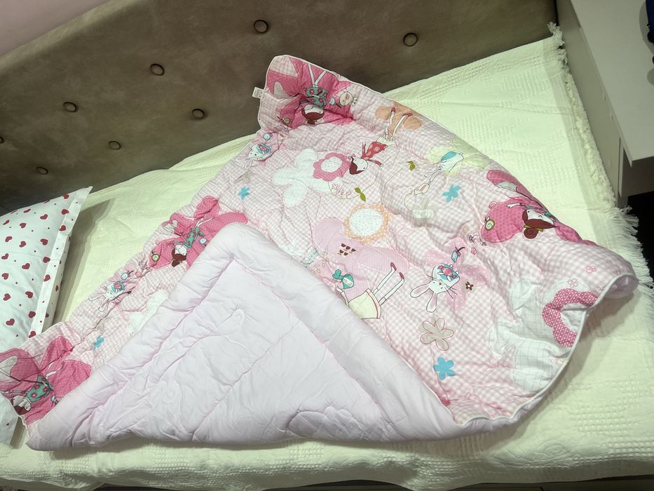 Продам детское одеяло для девочки. Qizchalar uchun bolalar adyoli soti