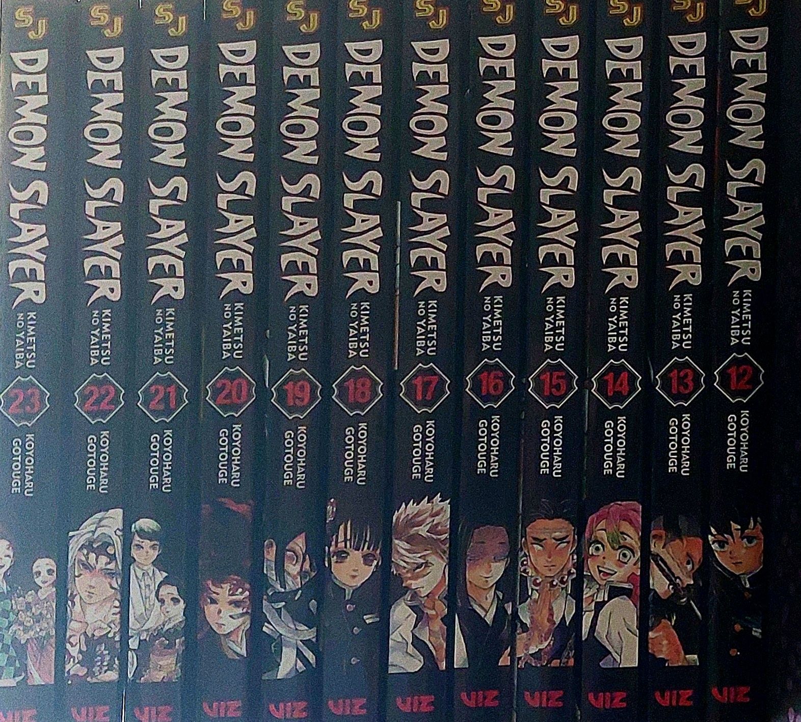 Manga Demon slayer editiile 12-23