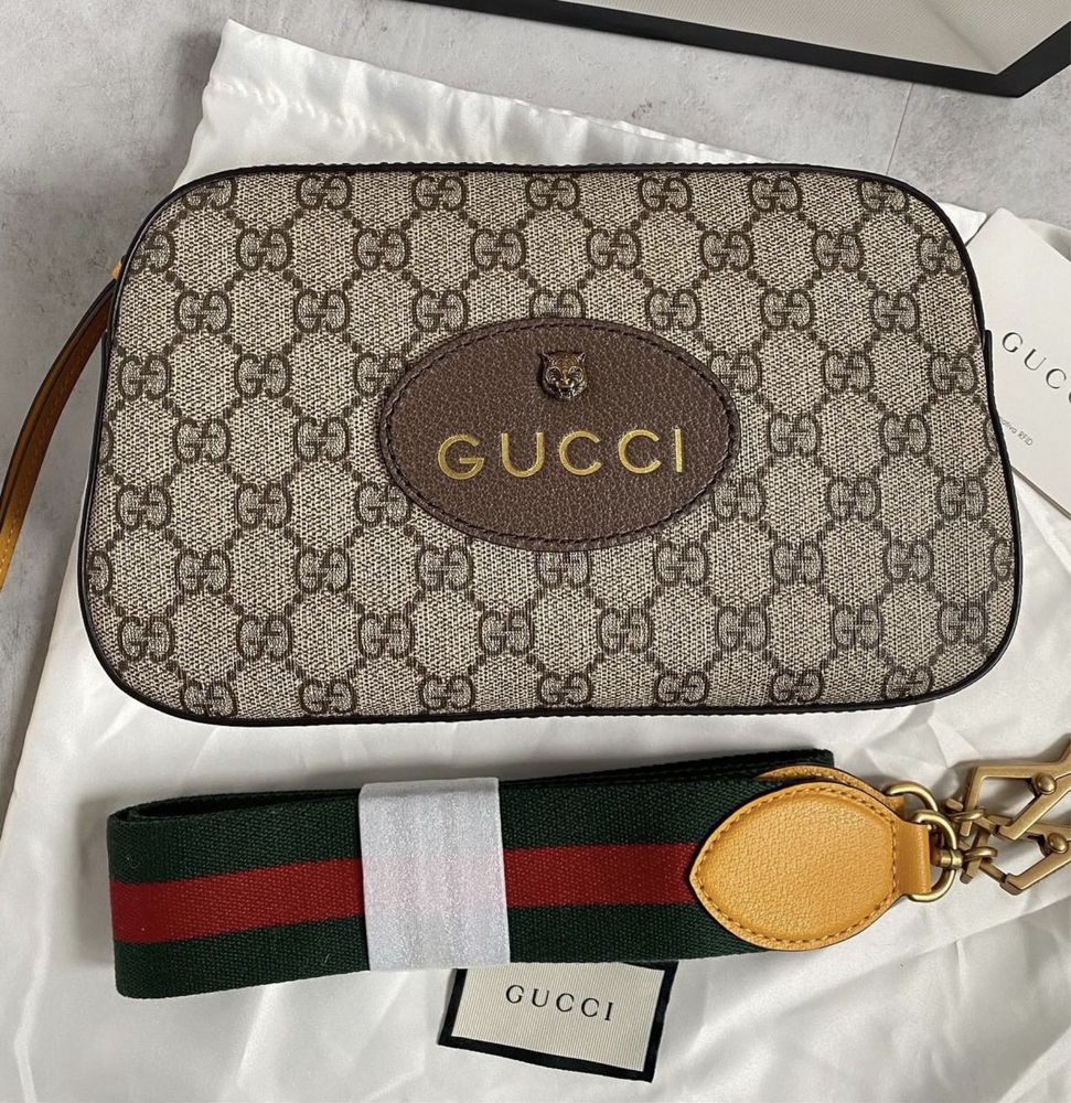 ПРОМО ЦЕНА / Дамска чанта Gucci Neo Vintage, 100% естествена кожа