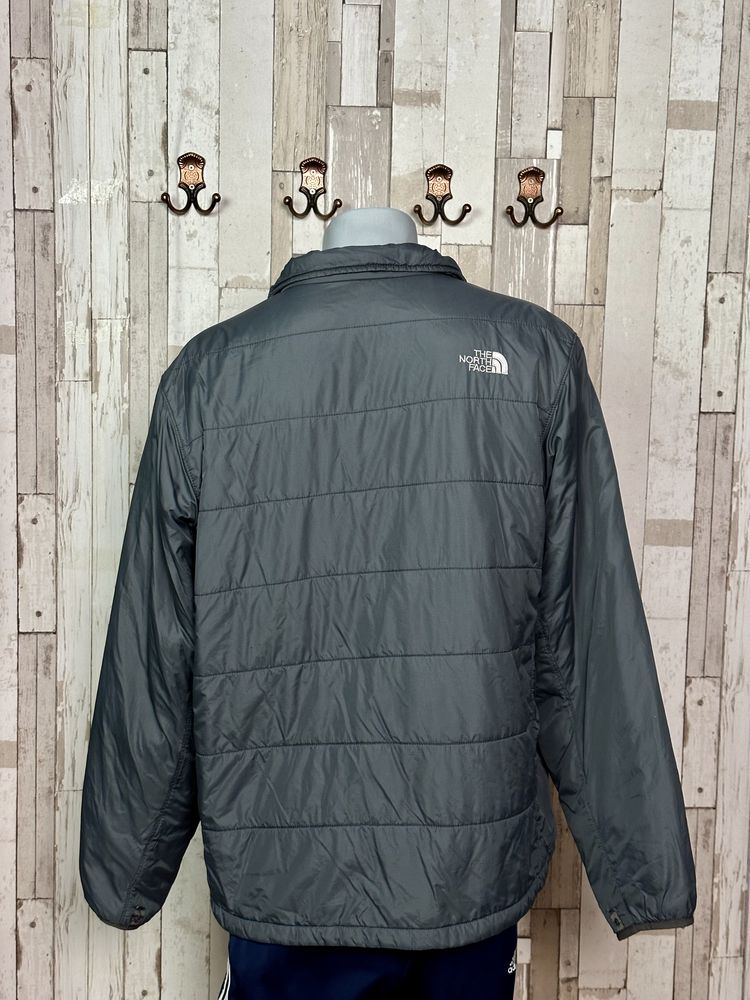 Jacheta geaca jacket windbreaker The North Face Primaloft fâș gri