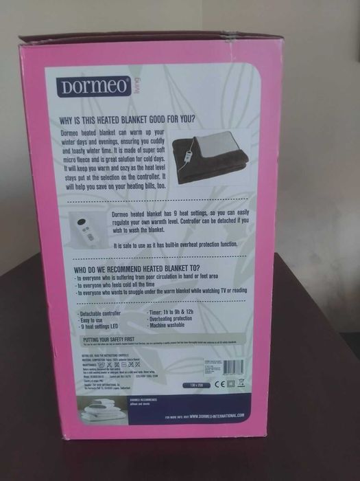 електрическо одеало Dormeo