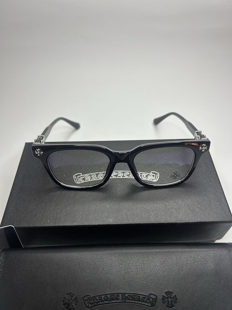 Ochelari Chrome Hearts Negru & Argintiu