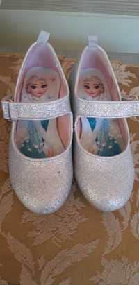 Pantofi Elsa 28 argintii