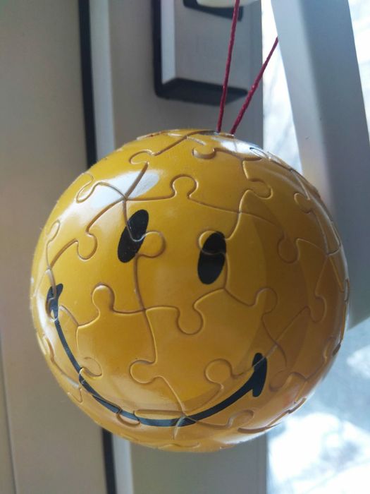 Смайлик,3D пазл, Италия, пластик,с подвеской.