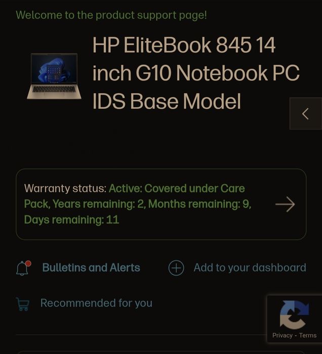 Laptop HP EliteBook 845 G10  - impecabil - garantie 2028