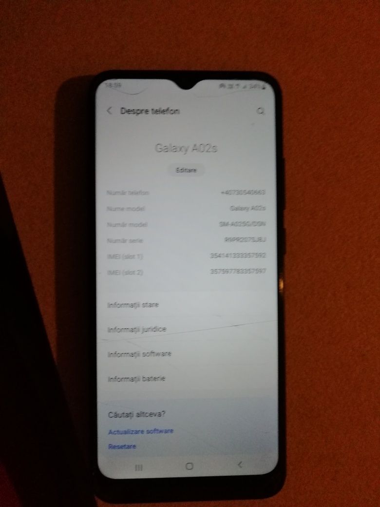 Vând sau schimb Samsung a 02 s