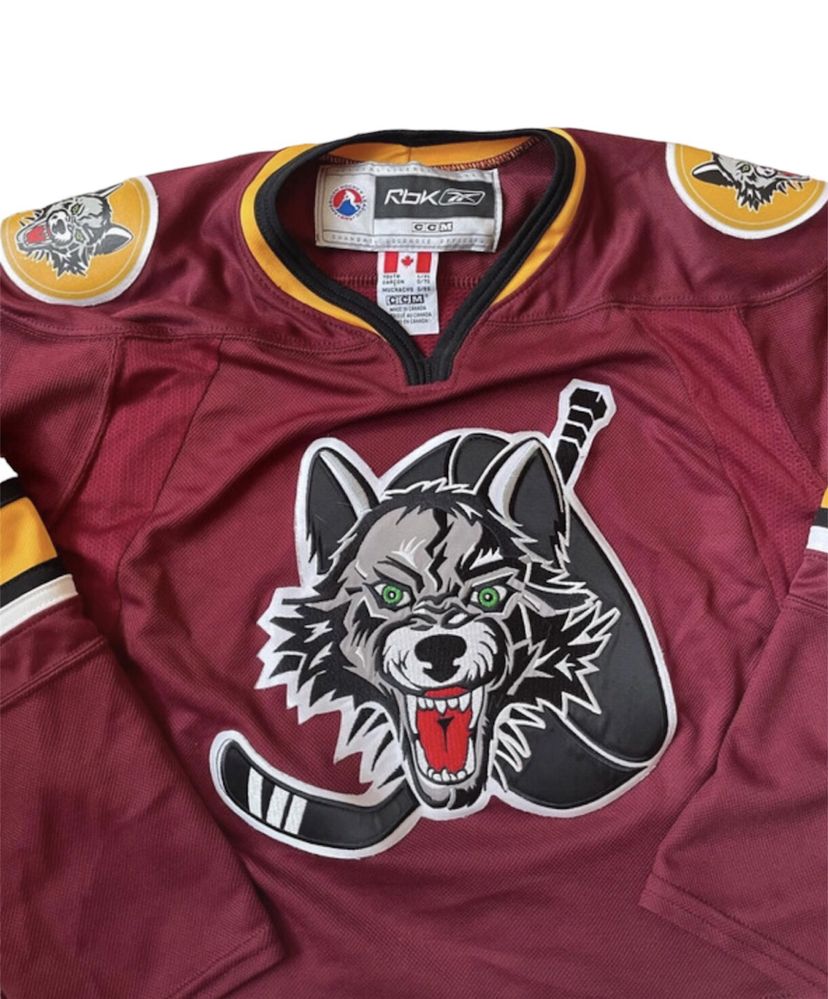 Bluza hockey Chicago Wolves Reebok jersey