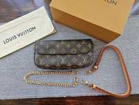 Geanta Louis Vuitton Wallet on Chain Ivy, piele naturală si monogram