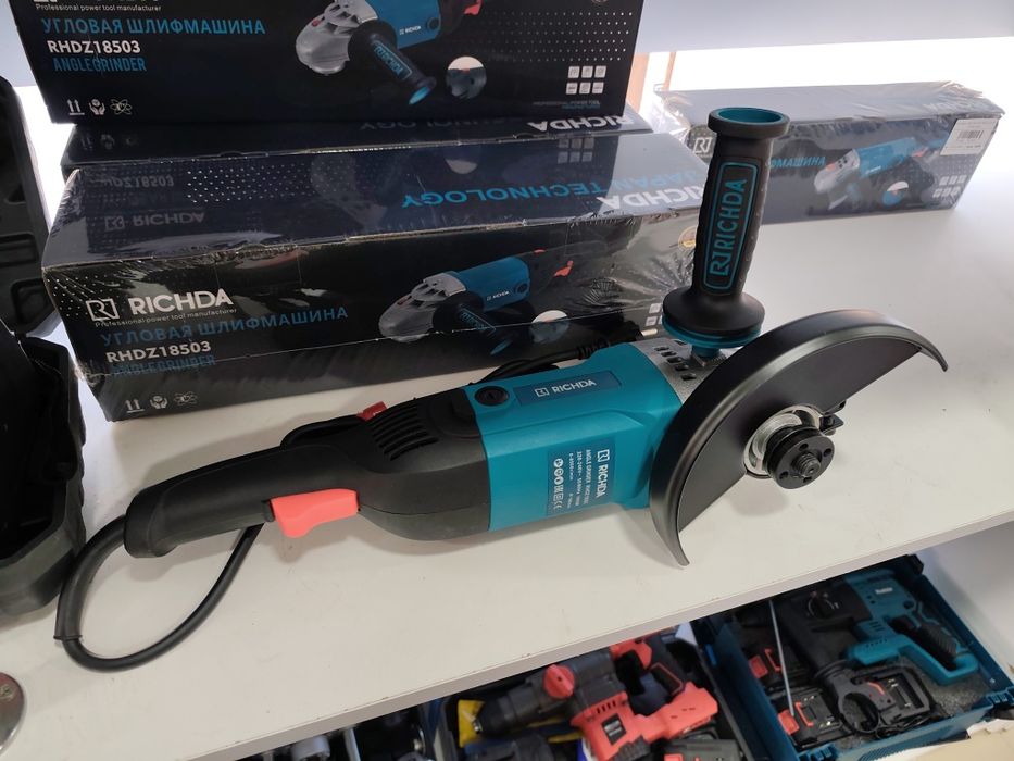 Болгарка УШМ RICHDA 180мм, 1800W углошлифовальная машина