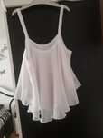 Crop Top alb  mărime universala