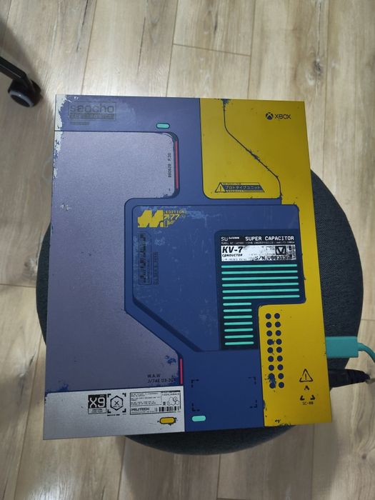 Xbox One X - editie limitata Cyberpunk + 2 controllere