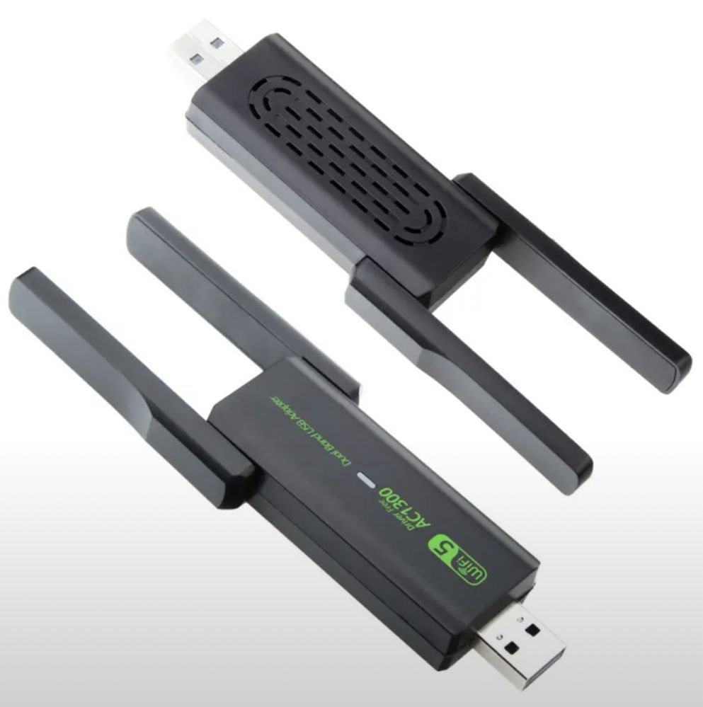 Wireless WiFi signal receiving transmitter driver free 1300Mbps