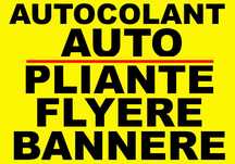 Autocolant AUTO | Bannere | Flyere | Pliante | Carti de vizita | Logo