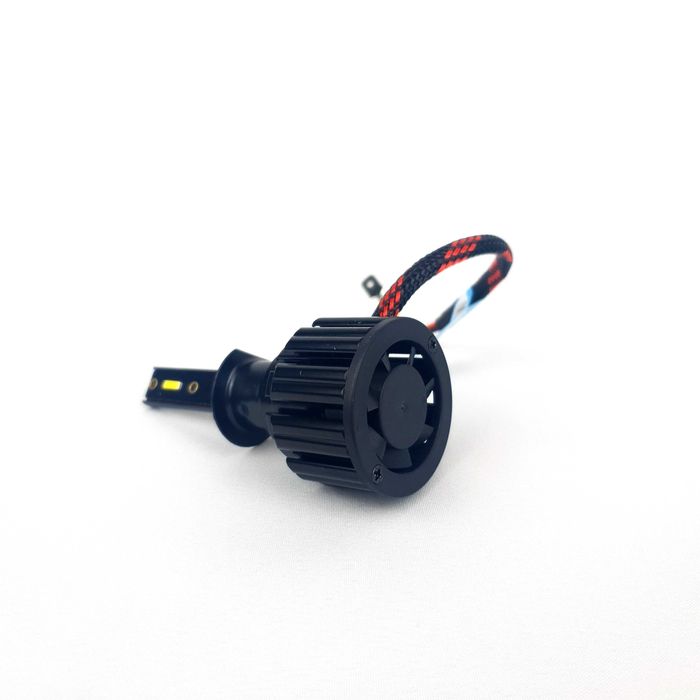 Faza Lunga-Scurta-BEC LED H1-MULTIMARCA-20000Lm-6500K-Aluminiu-110W-L1