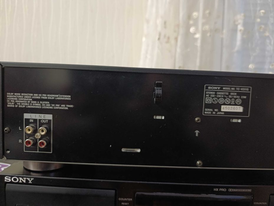 дек SONY tc-k511s