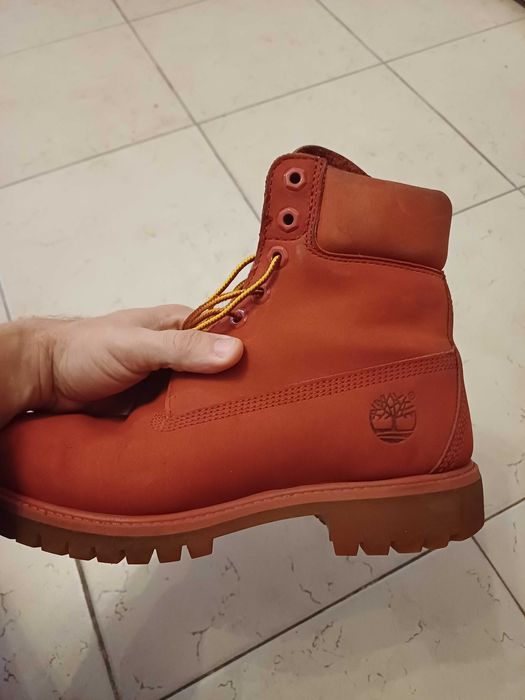 Timberland унисекс боти червени