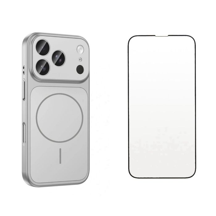 Husa Magsafe Glass Seria 17 + Folie Sticla Iphone 13/13 PRO/13 PRO MAX