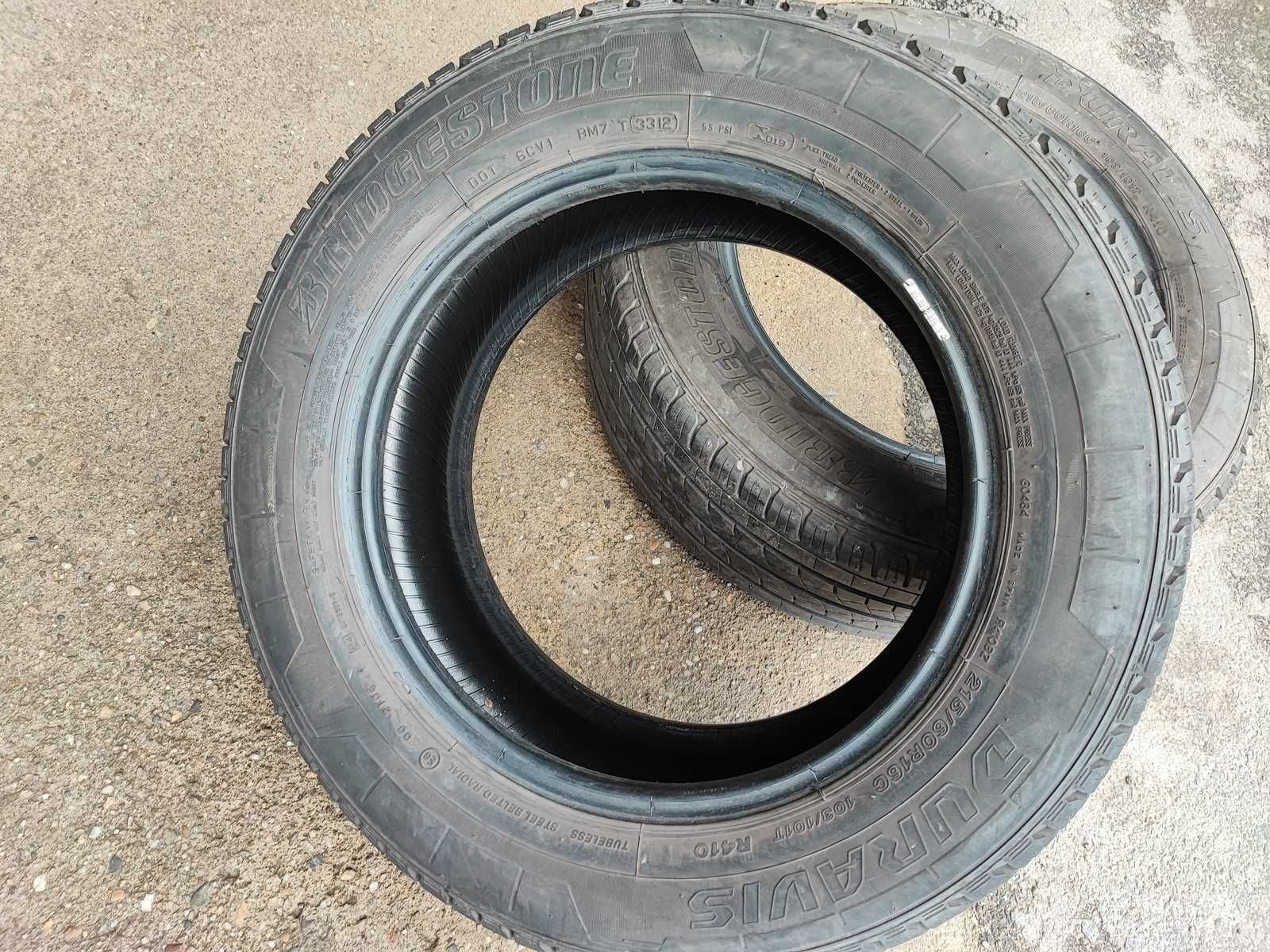 Anvelope 215/60/16C,215 60 R16C 16C Bridgestone cu montat