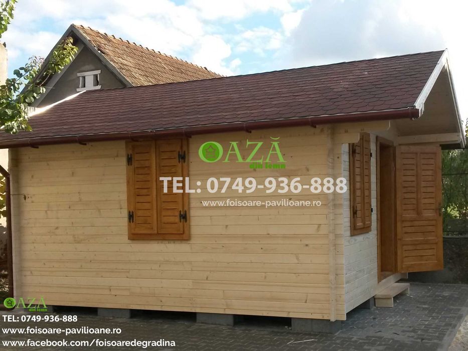 Casute de vacanta din lemn, cabane din lemn si casute de gradina