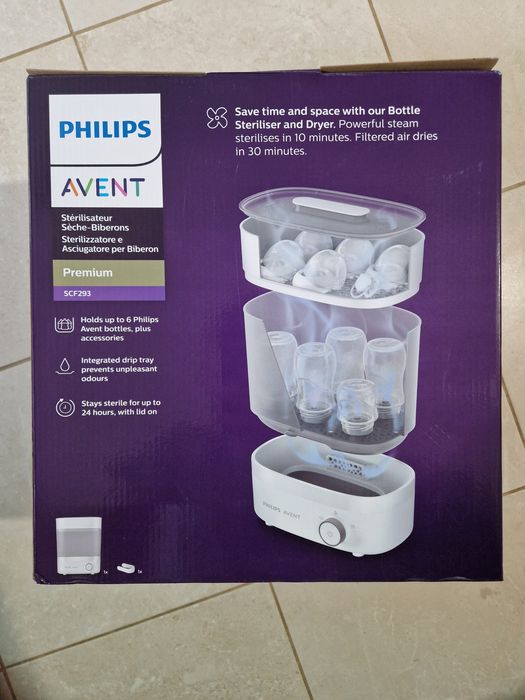 Уред за стерилизиране и изсушаване на бутилки Philips Avent Premium