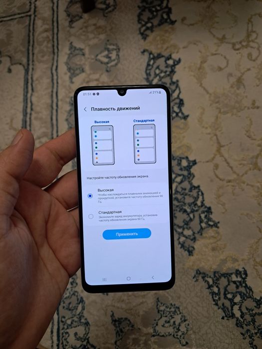 Samsung Galaxy A22 4+4/64GB Purple Original Veitnam Sastayani Yaxshi